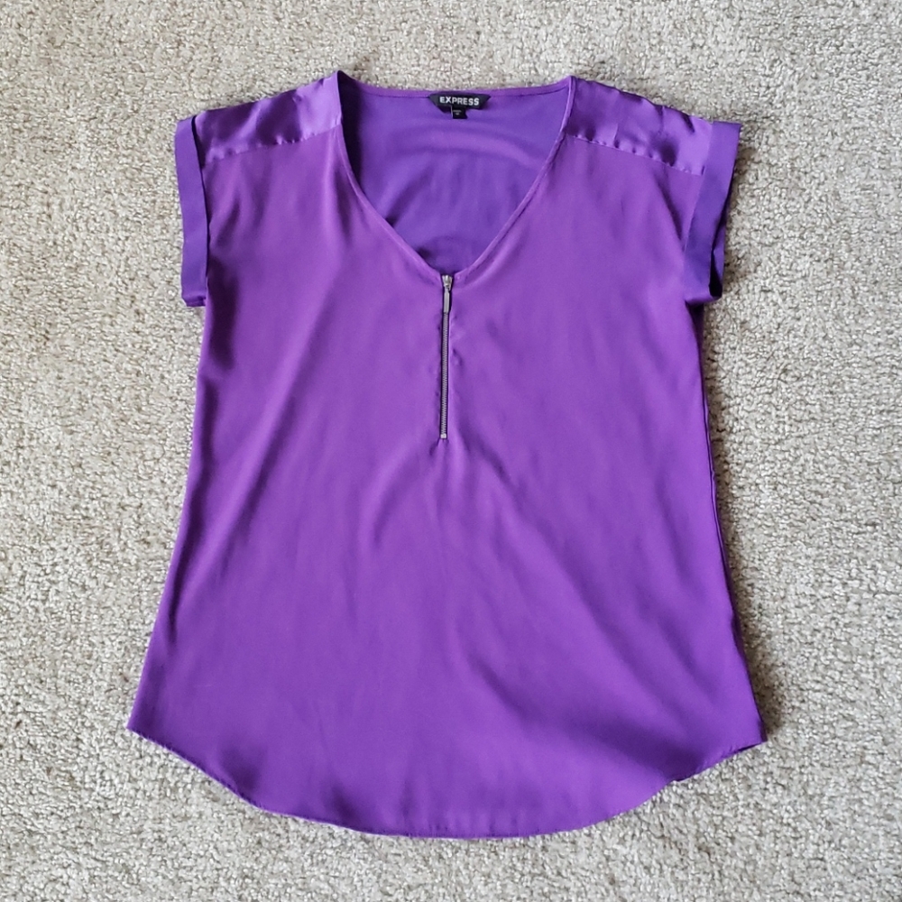Express purple blouse Size Medium